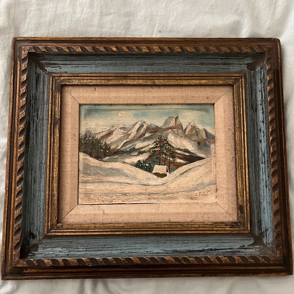 Oil painting by Ernst Fritsch 1952